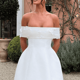 Vestido Mini Laurel - Marfim