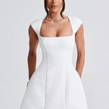 Vestido Mini Lena - Marfim
