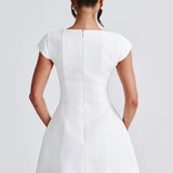 Vestido Mini Lena - Marfim