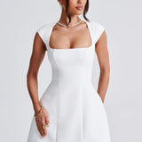 Vestido Mini Lena - Marfim