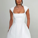 Vestido Mini Lena - Marfim