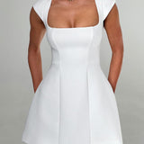 Vestido Mini Lena - Marfim