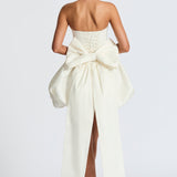 Vestido Mini Lotus - Marfim