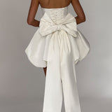 Vestido Mini Lotus - Marfim