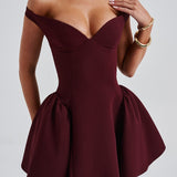 Vestido Mini Marla - Verniz Cereja