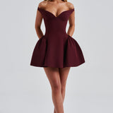 Vestido Mini Marla - Verniz Cereja