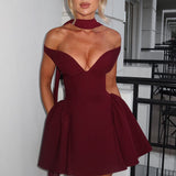Vestido Mini Marla - Verniz Cereja