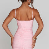 Vestido Mini Nyla - Rosa Bebê