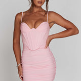 Vestido Mini Nyla - Rosa Bebê