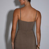 Vestido Mini Nyla - Mocha