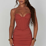 Vestido Mini Nyla - Ferrugem