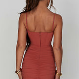 Vestido Mini Nyla - Ferrugem