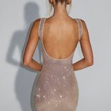 Vestido Mini Petra - Dourado
