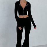 Conjunto Tricô Portia - Preto