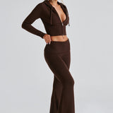 Conjunto Tricô Portia - Chocolate