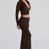 Conjunto Tricô Portia - Chocolate