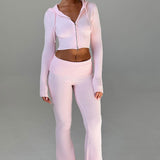 Conjunto Tricô Portia - Rosa