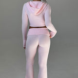 Conjunto Tricô Portia - Rosa