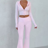 Conjunto Tricô Portia - Rosa