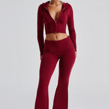 Conjunto Tricô Portia - Vermelho