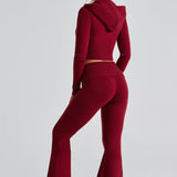 Conjunto Tricô Portia - Vermelho