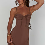 Vestido Mini Renee - Chocolate