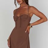 Vestido Mini Renee - Chocolate