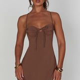 Vestido Mini Renee - Chocolate