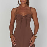 Vestido Mini Renee - Chocolate