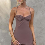 Vestido Mini Renee - Chocolate