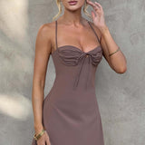 Vestido Mini Renee - Chocolate