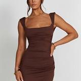 Vestido Mini Ria - Chocolate