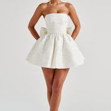 Vestido Mini Salome - Marfim