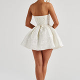 Vestido Mini Salome - Marfim