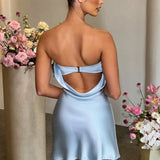 Vestido Mini Sana - Azul Bebê