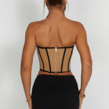 Corset Santanna - Preto/Nude