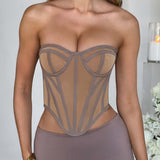Corset Santanna - Chocolate/Nude