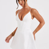 Vestido Mini Sela - Marfim