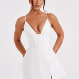 Vestido Mini Sela - Marfim