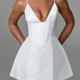 Vestido Mini Sela - Marfim