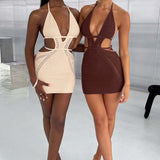 Vestido Mini Selena - Chocolate