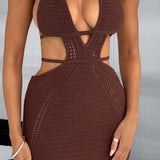 Vestido Mini Selena - Chocolate