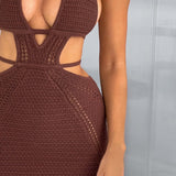 Vestido Mini Selena - Chocolate