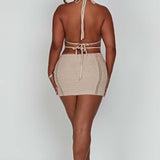 Vestido Mini Selena - Creme
