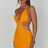 Vestido Mini Selena - Tangerina