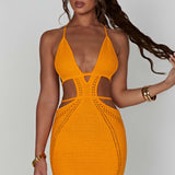 Vestido Mini Selena - Tangerina