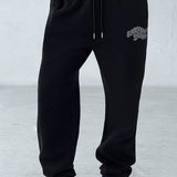 Calças de Moletom Studio - Preto/Carvão