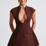 Vestido Mini Suri - Marrom