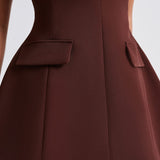 Vestido Mini Suri - Marrom
