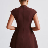 Vestido Mini Suri - Marrom